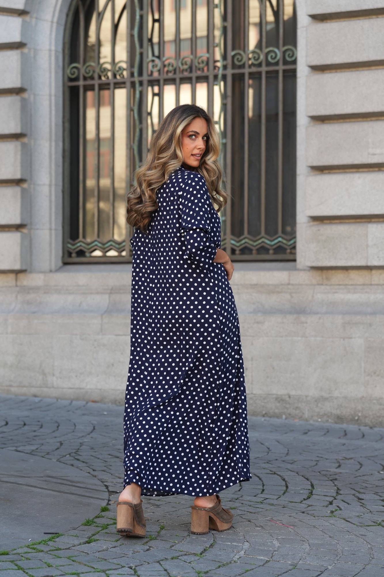 Vestido comprido estampado