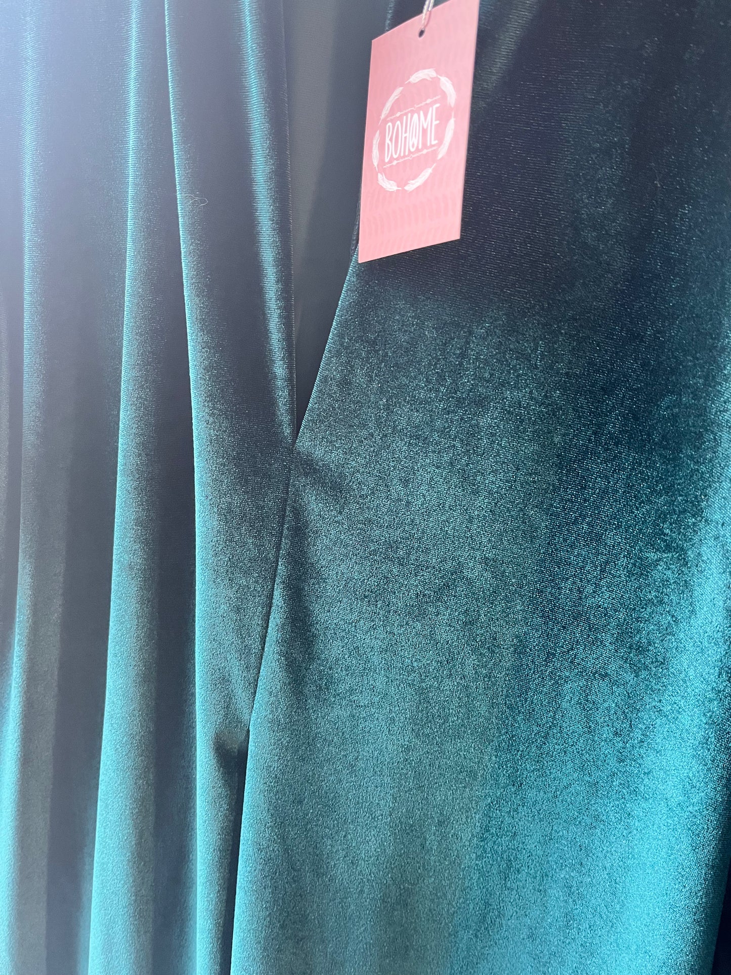 Robe longue en velours