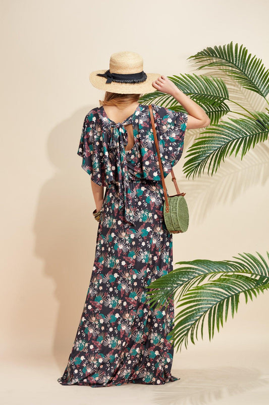 Dress with bow