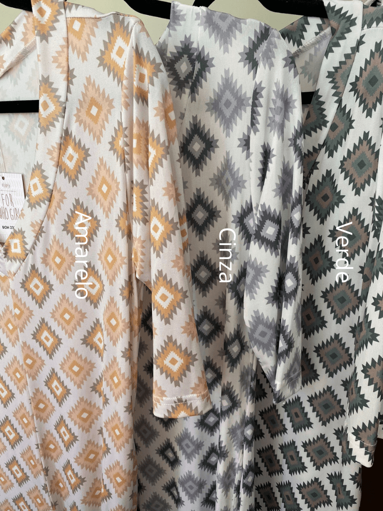 mono largo estampado