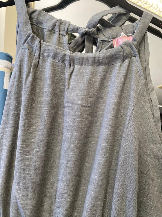 Robe longue avec ceinture