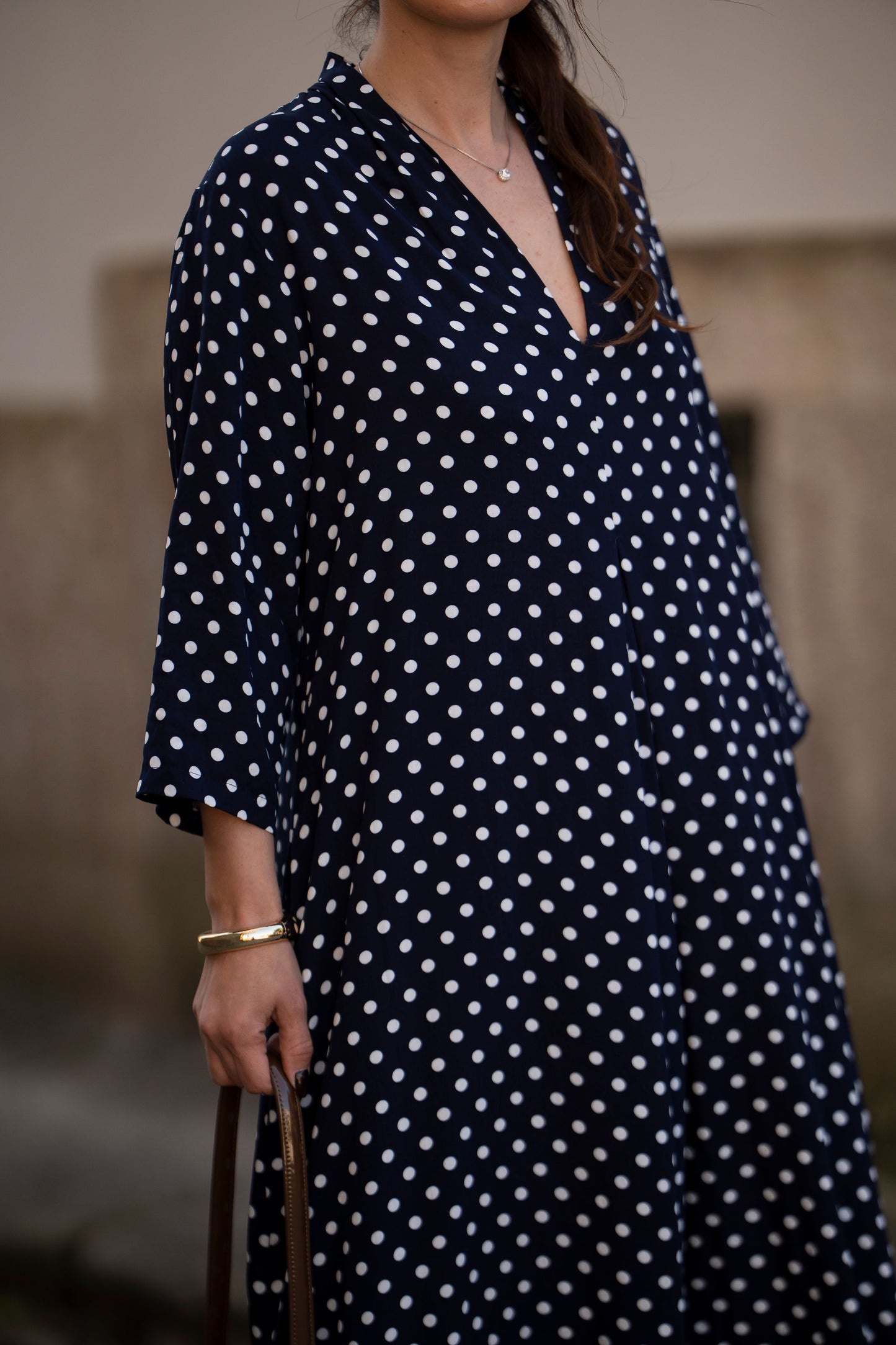 Vestido comprido estampado