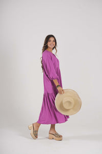 Long viscose dress