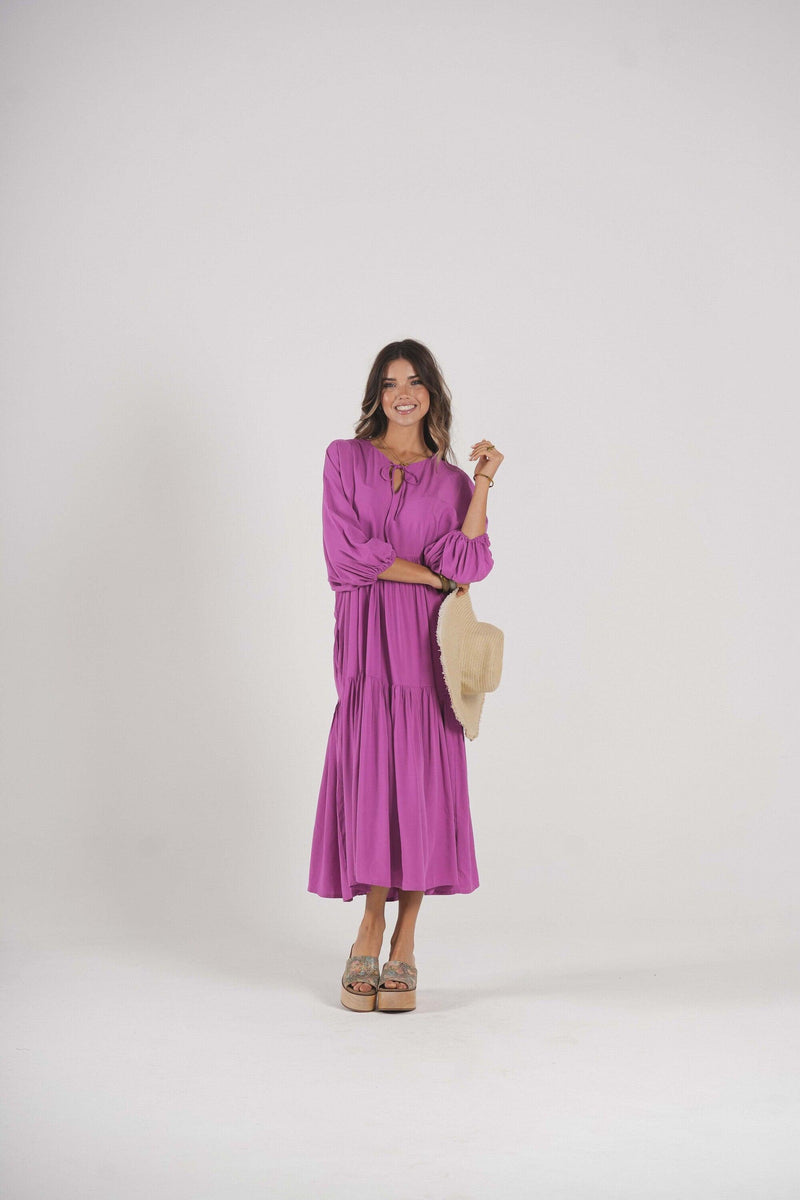 Long viscose dress