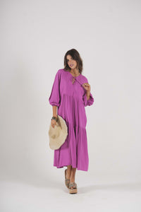 Long viscose dress