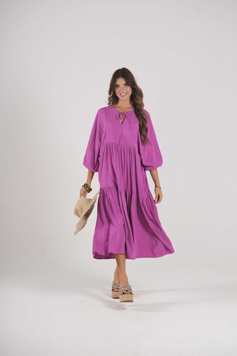 Long viscose dress