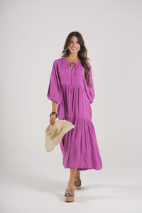 Long viscose dress