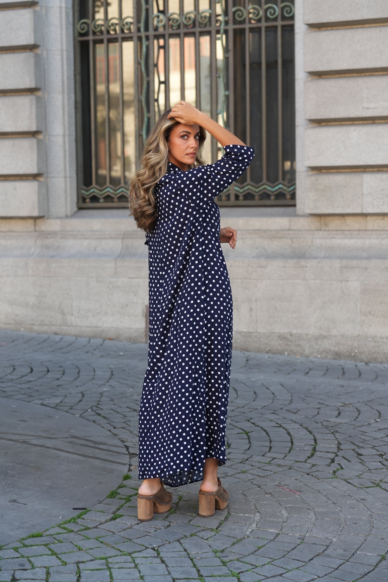 Vestido comprido estampado