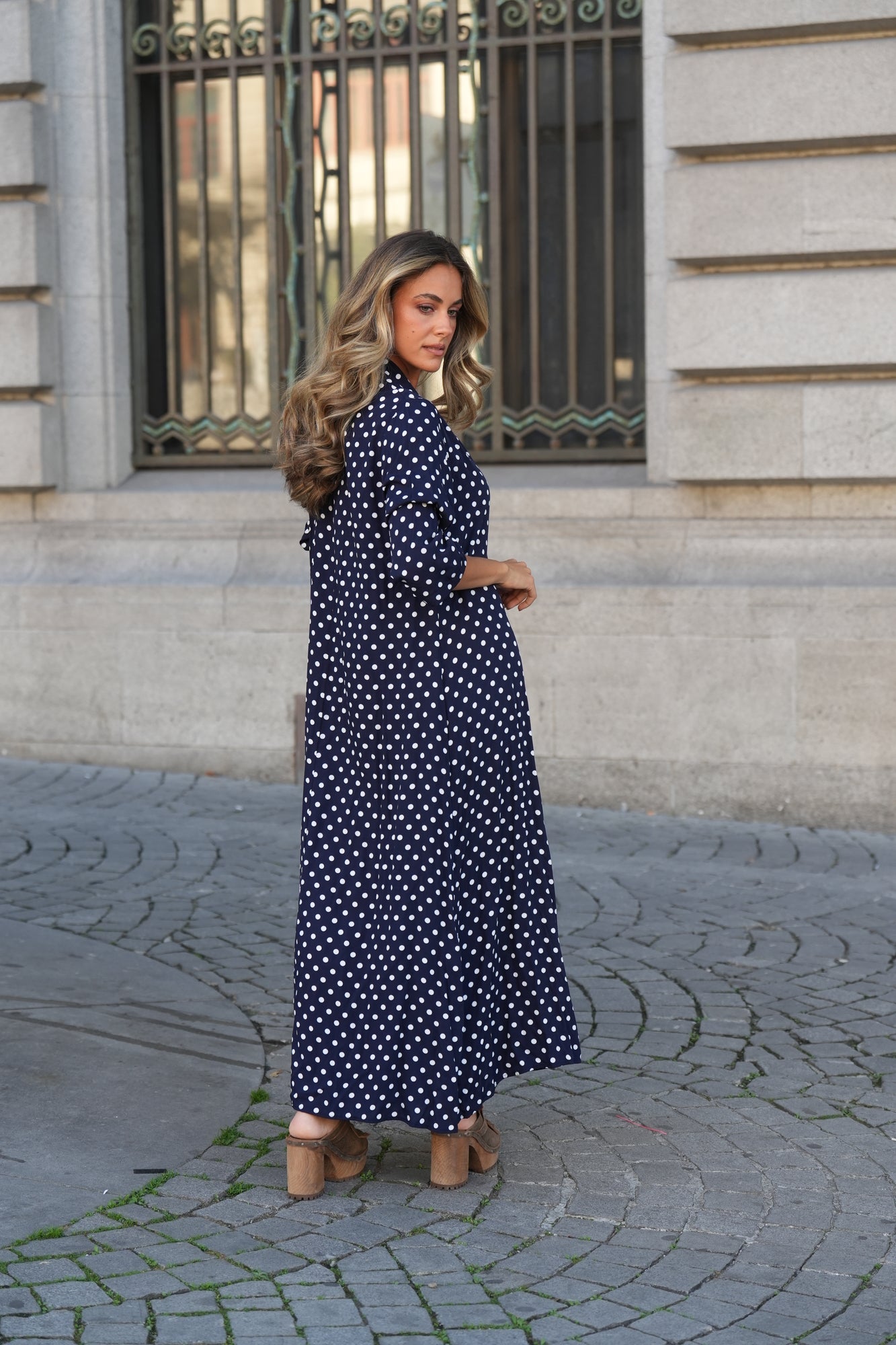 Vestido comprido estampado