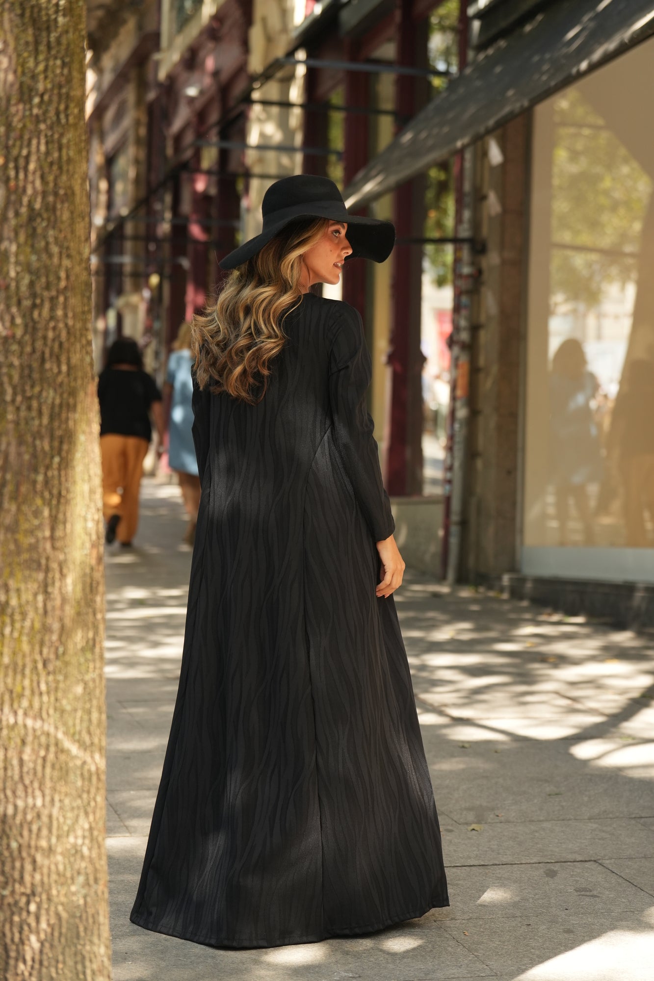 Vestido comprido em malha