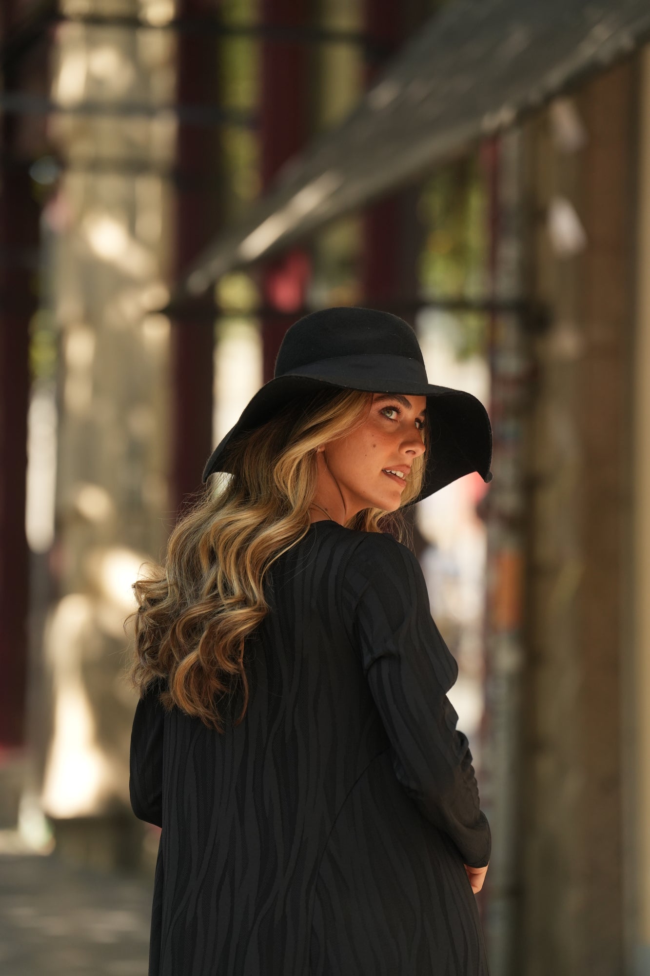 Vestido comprido em malha