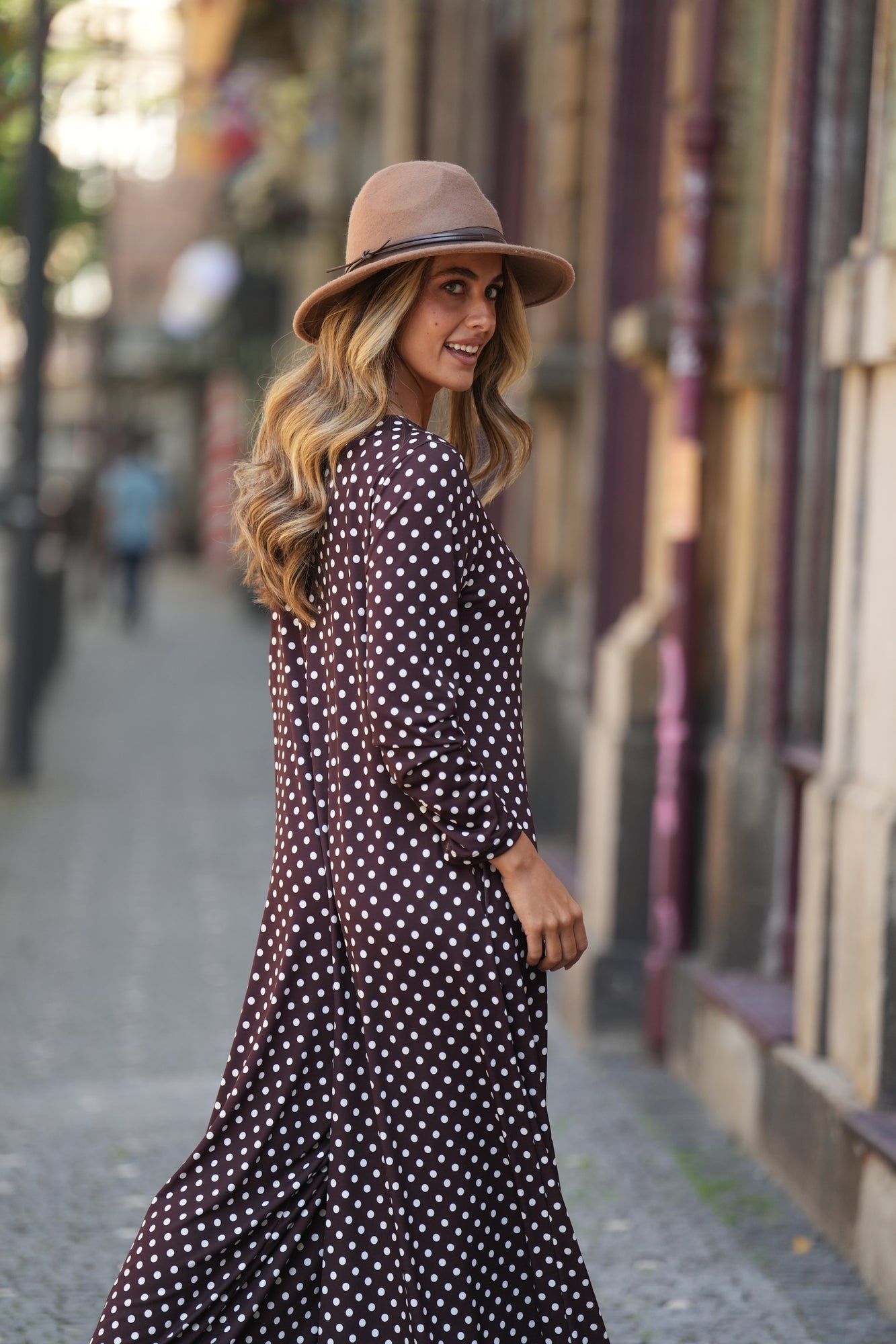 Long knitted jumpsuit