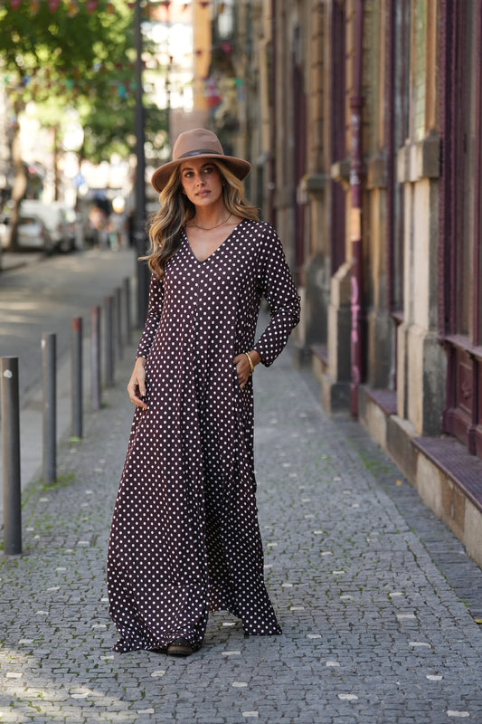 Macacão comprido em malha