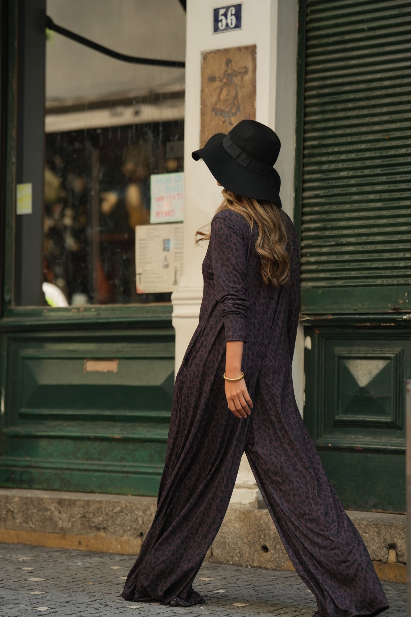 Long knitted jumpsuit