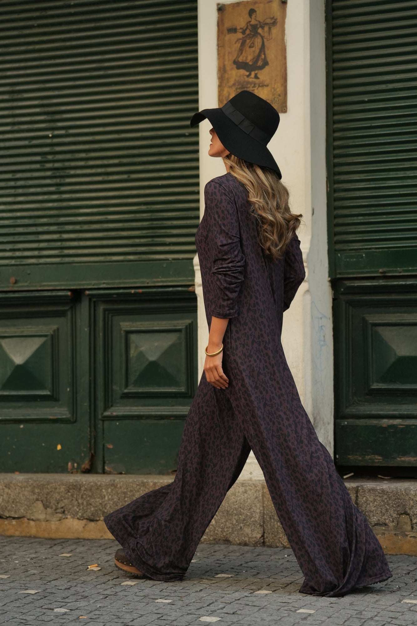 Long knitted jumpsuit