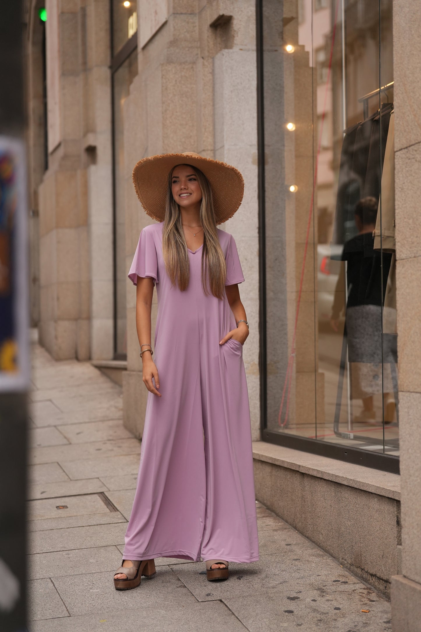 Combinaison longue en maille