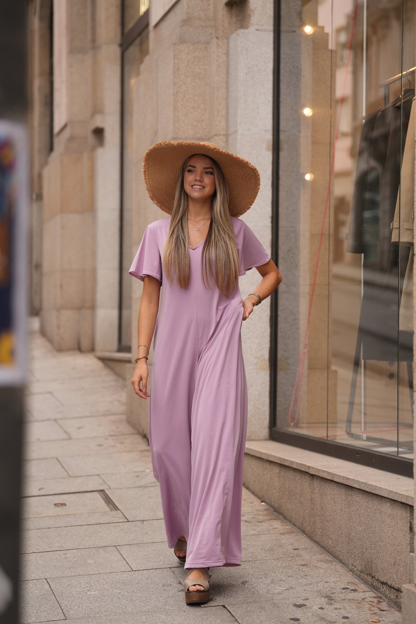 Combinaison longue en maille