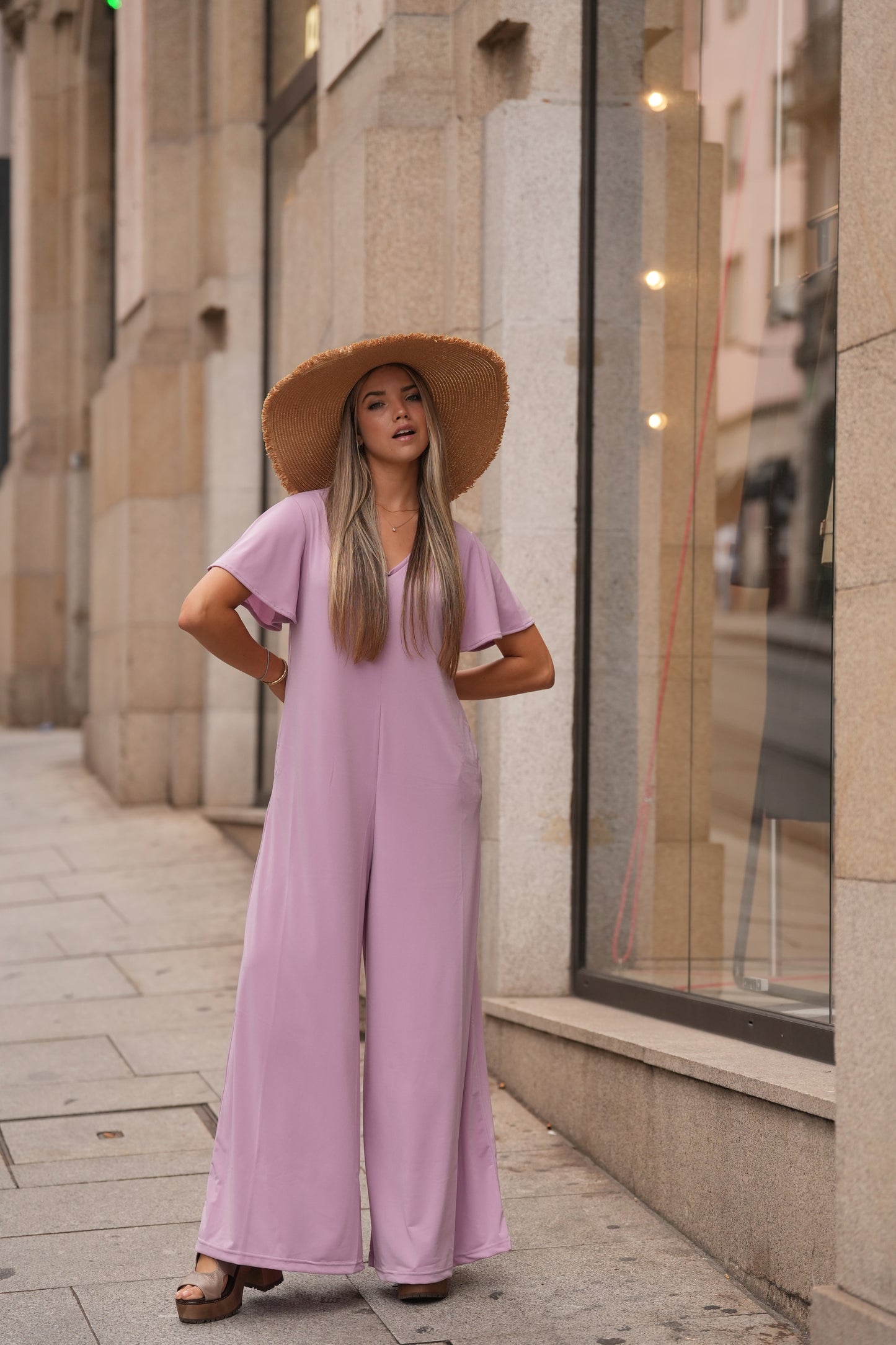 Combinaison longue en maille