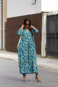 printed long dress