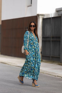 printed long dress