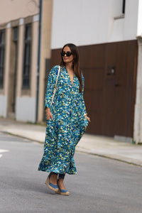 printed long dress