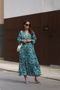 printed long dress