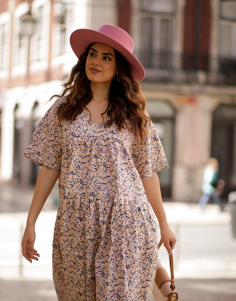 Floral midi dress