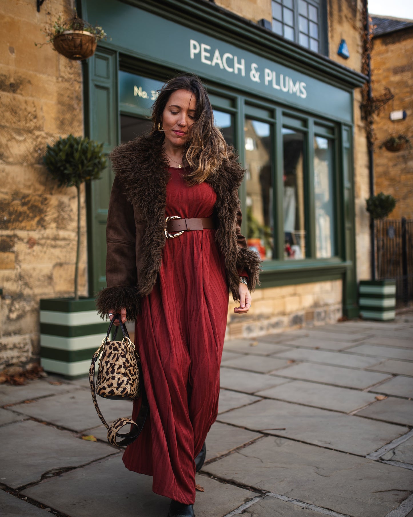 Vestido comprido em malha