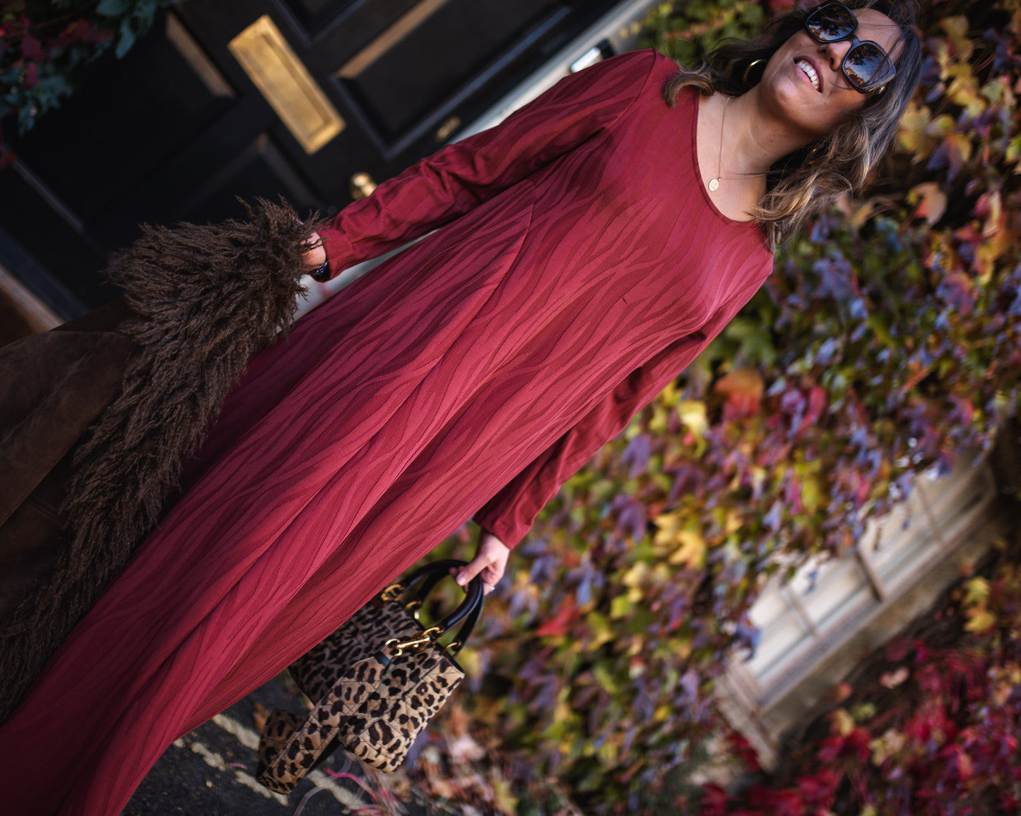 Vestido comprido em malha