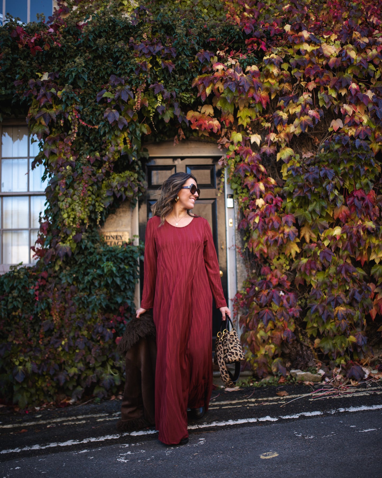 Vestido comprido em malha