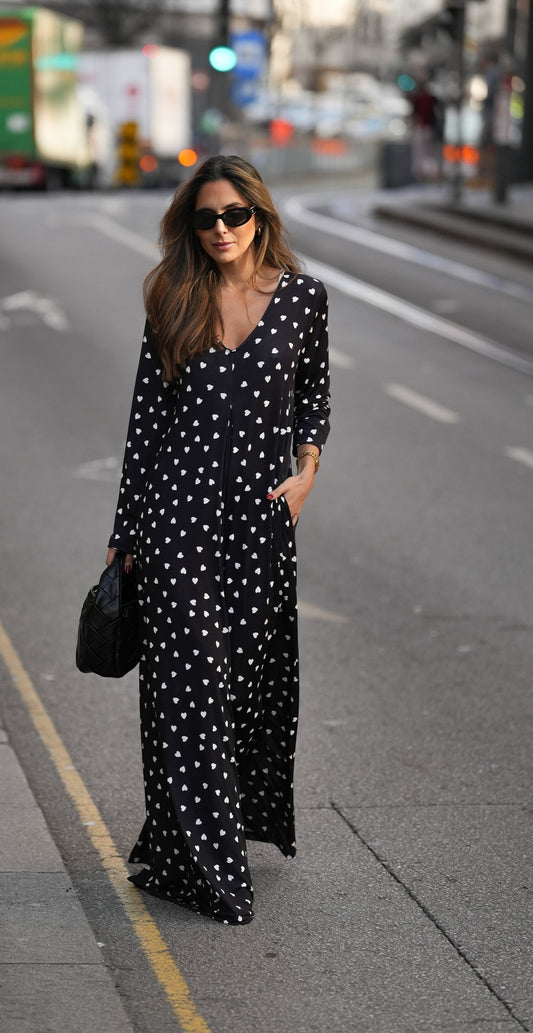 Combinaison longue en maille