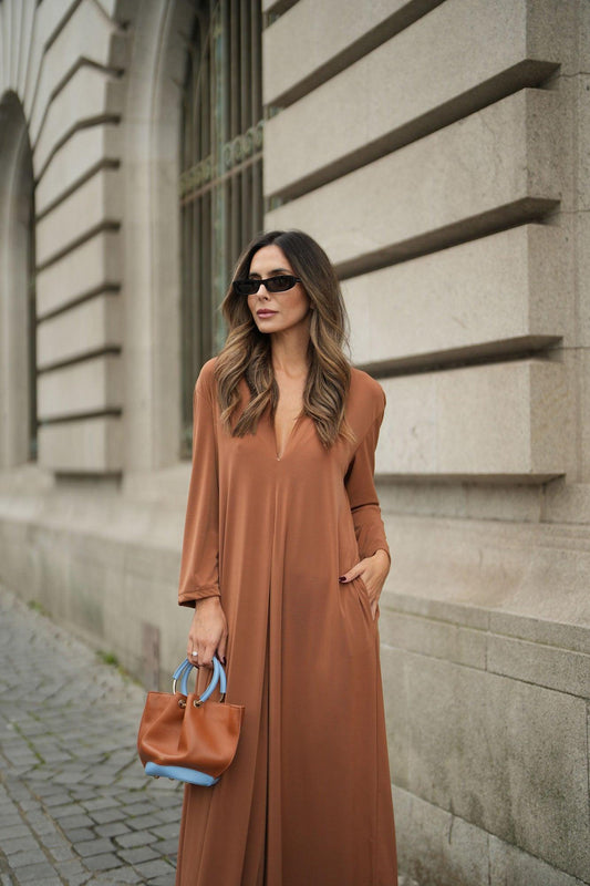 Long knit jumpsuit