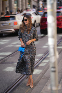 printed long dress