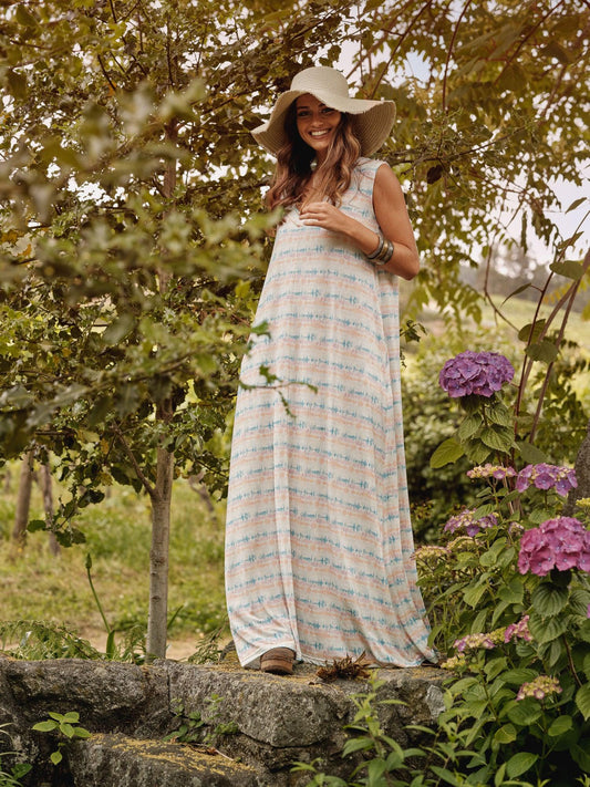 Knitted long dress