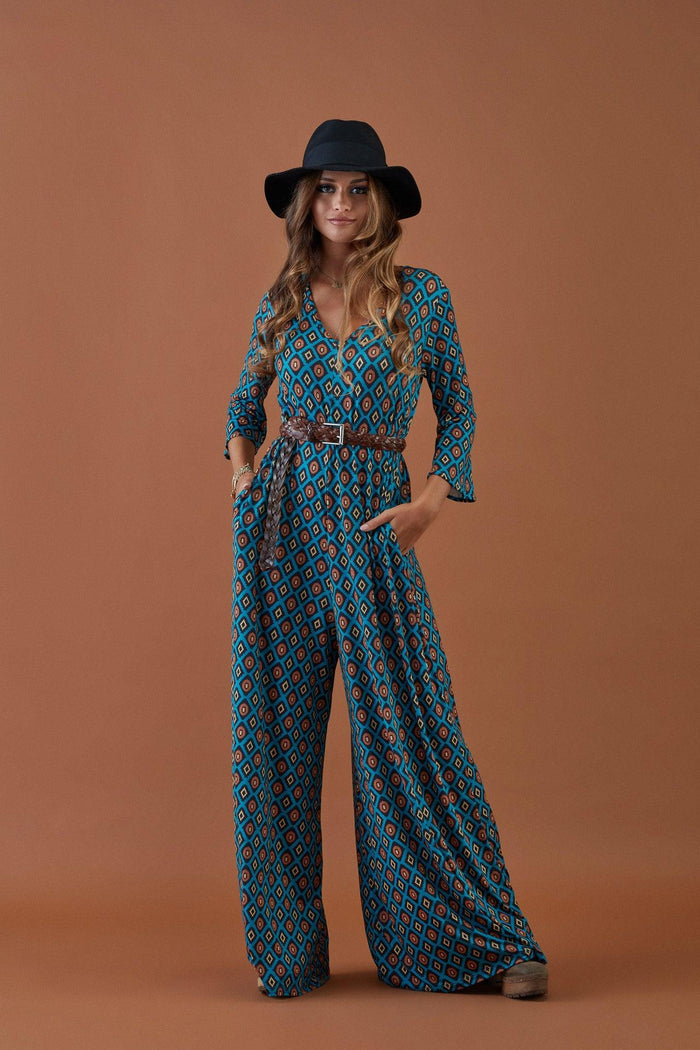 Africa Print Jumpsuit