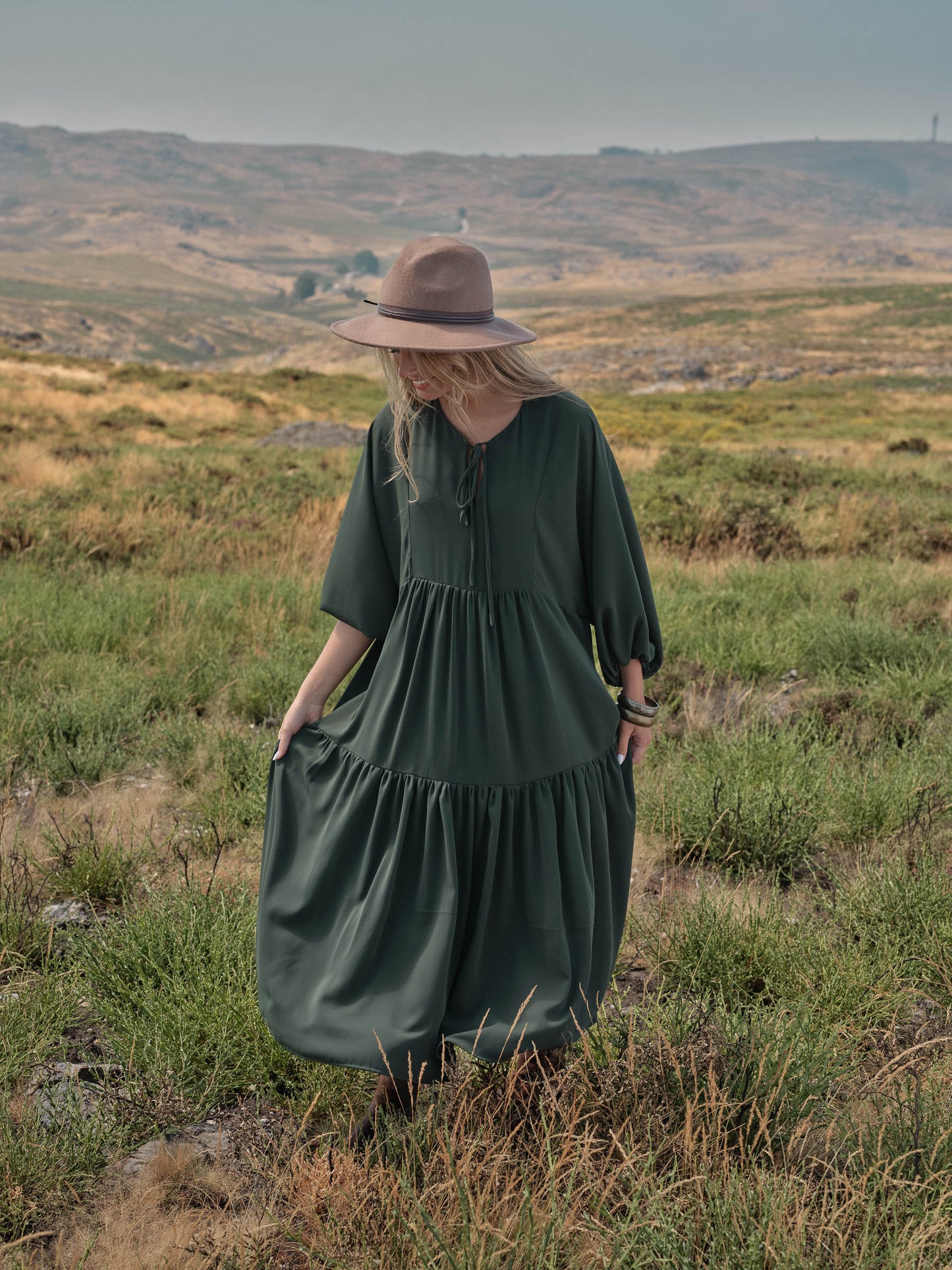 plain long dress