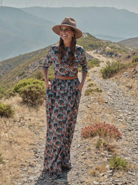 printed long dress