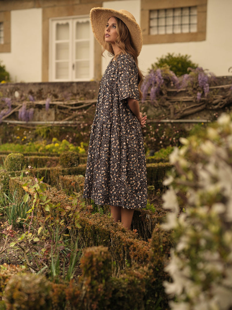 Floral midi dress