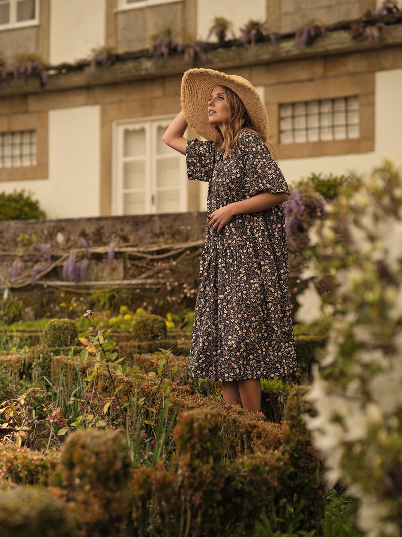 Floral midi dress