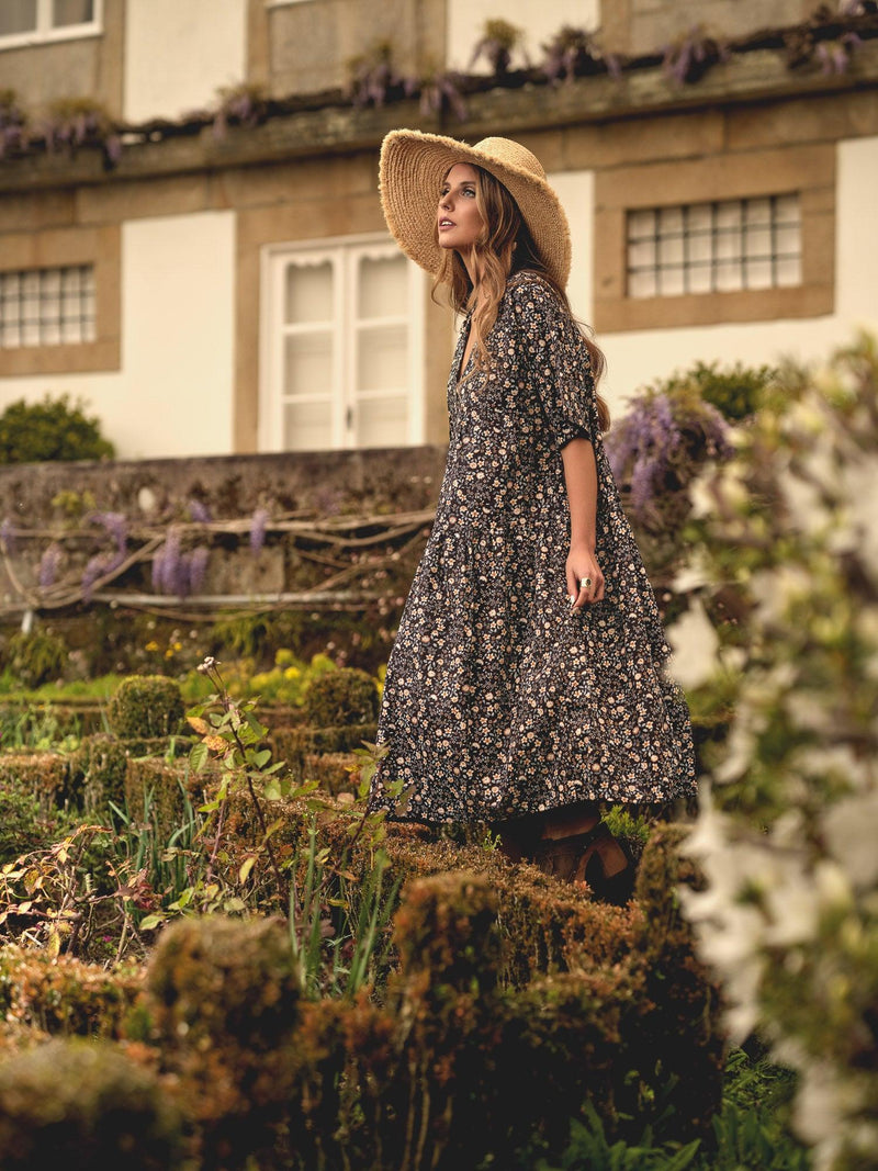 Floral midi dress