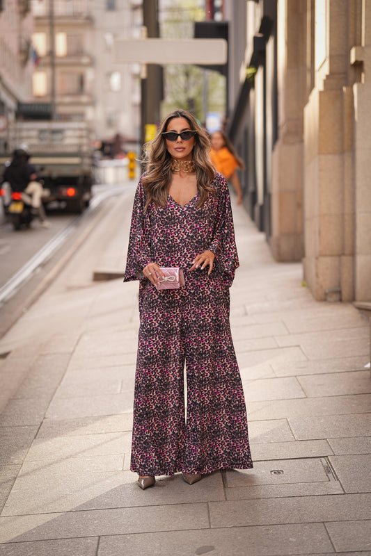 mono largo estampado